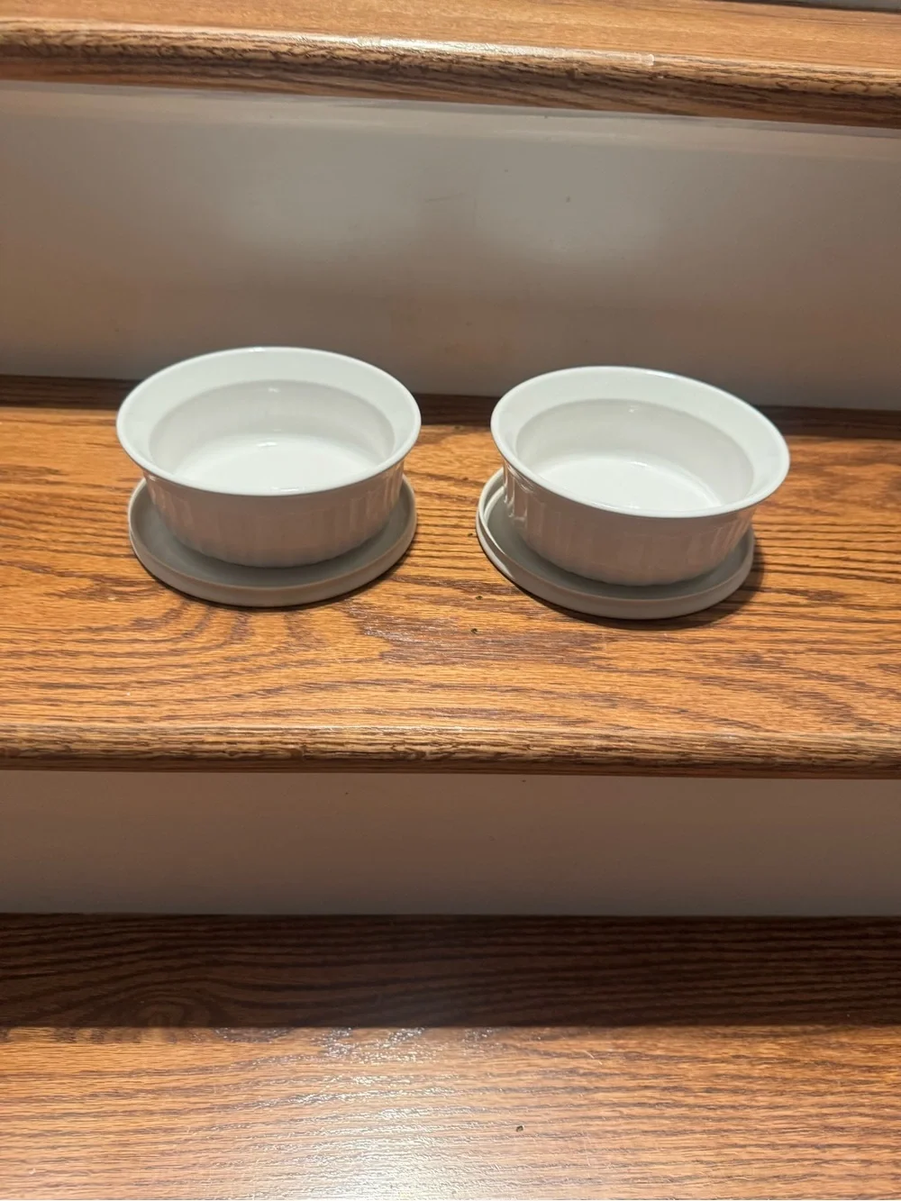 Corningware two ramekins
